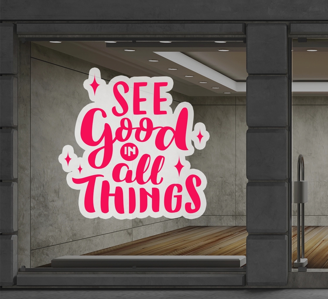 Die-Cut Frosted Decals ( 12" x 12" ) 1