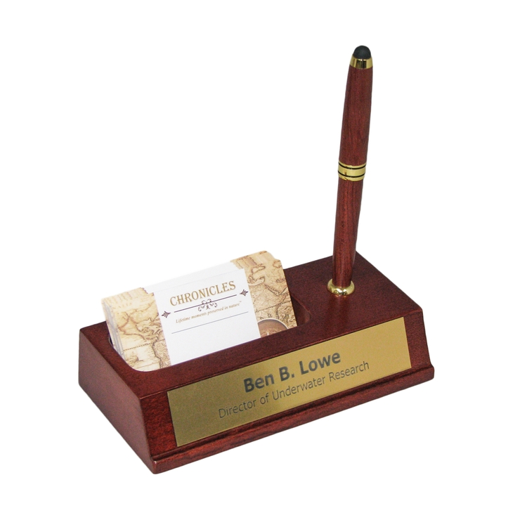 Name Bar Business Card Holder 6 x 2.85 x 1.25" 2