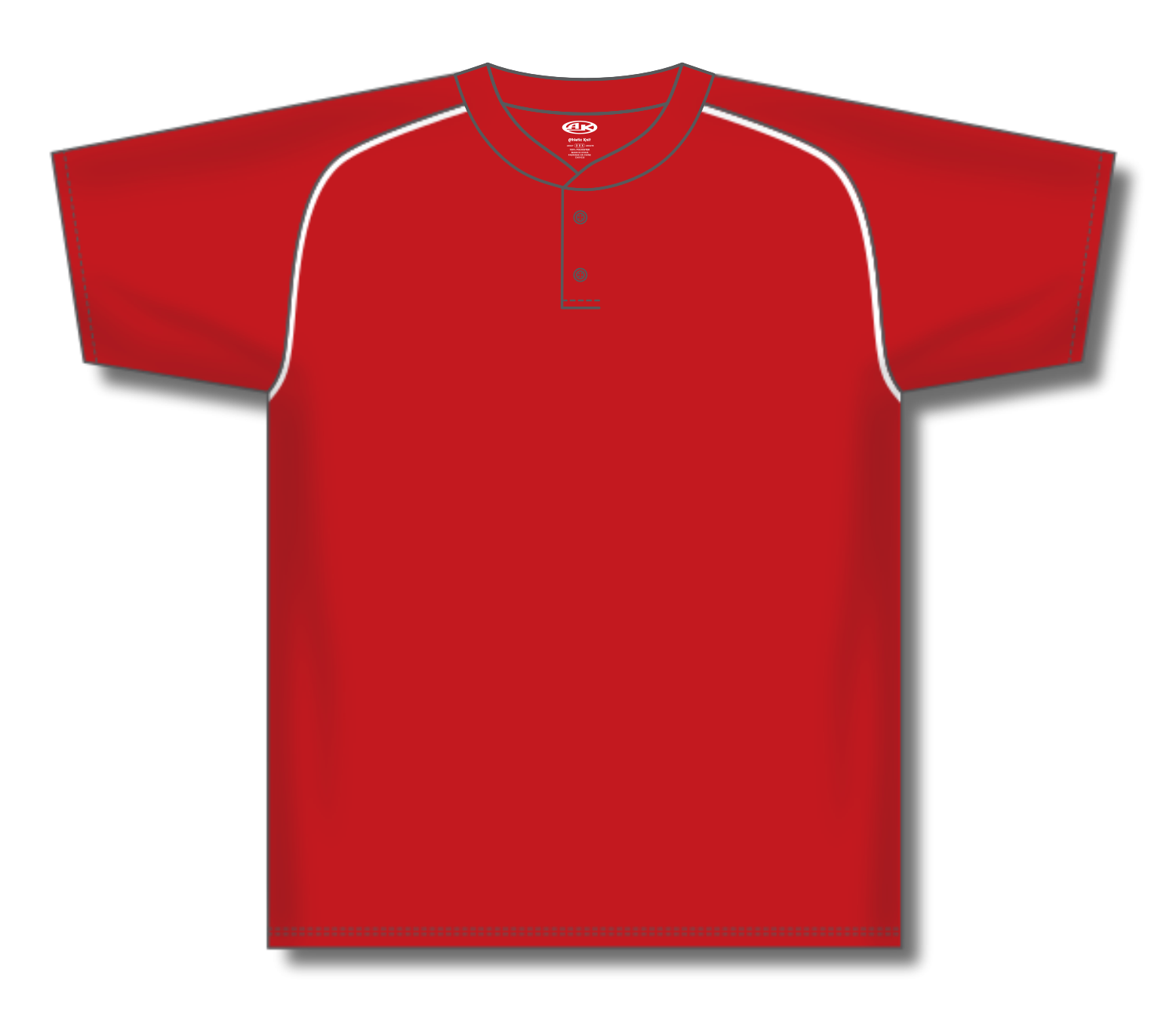 Two Button Baseball Jerseys BA1344-G01 6