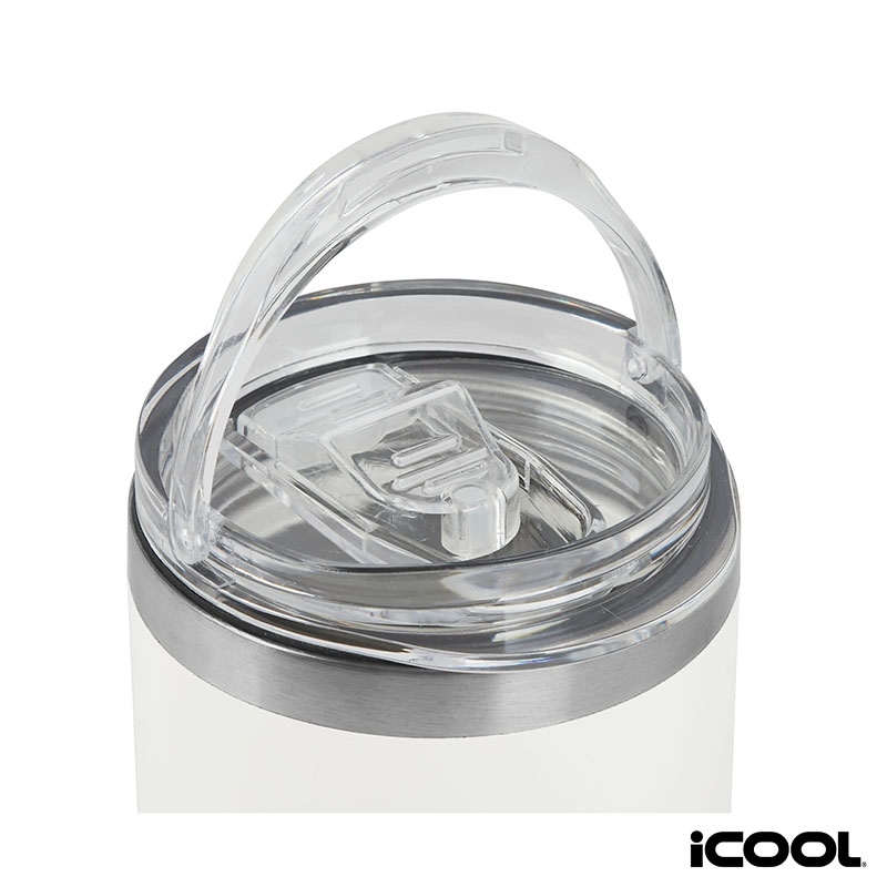 iCOOL® Oswego 14 oz. Double Wall Stainless Steel Can Cooler / Tumbler 4