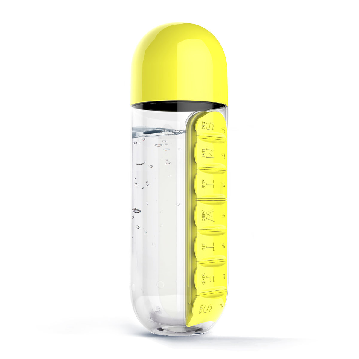 20 oz In Style Pill Organizer Water Bottle 5