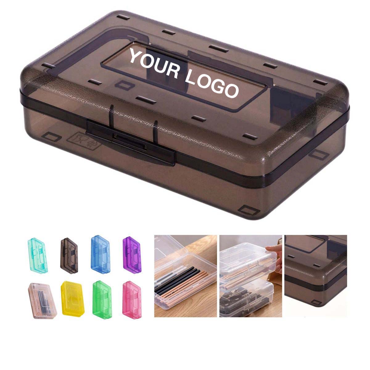 Durable Plastic Organizer Box with Stackable Slots 9