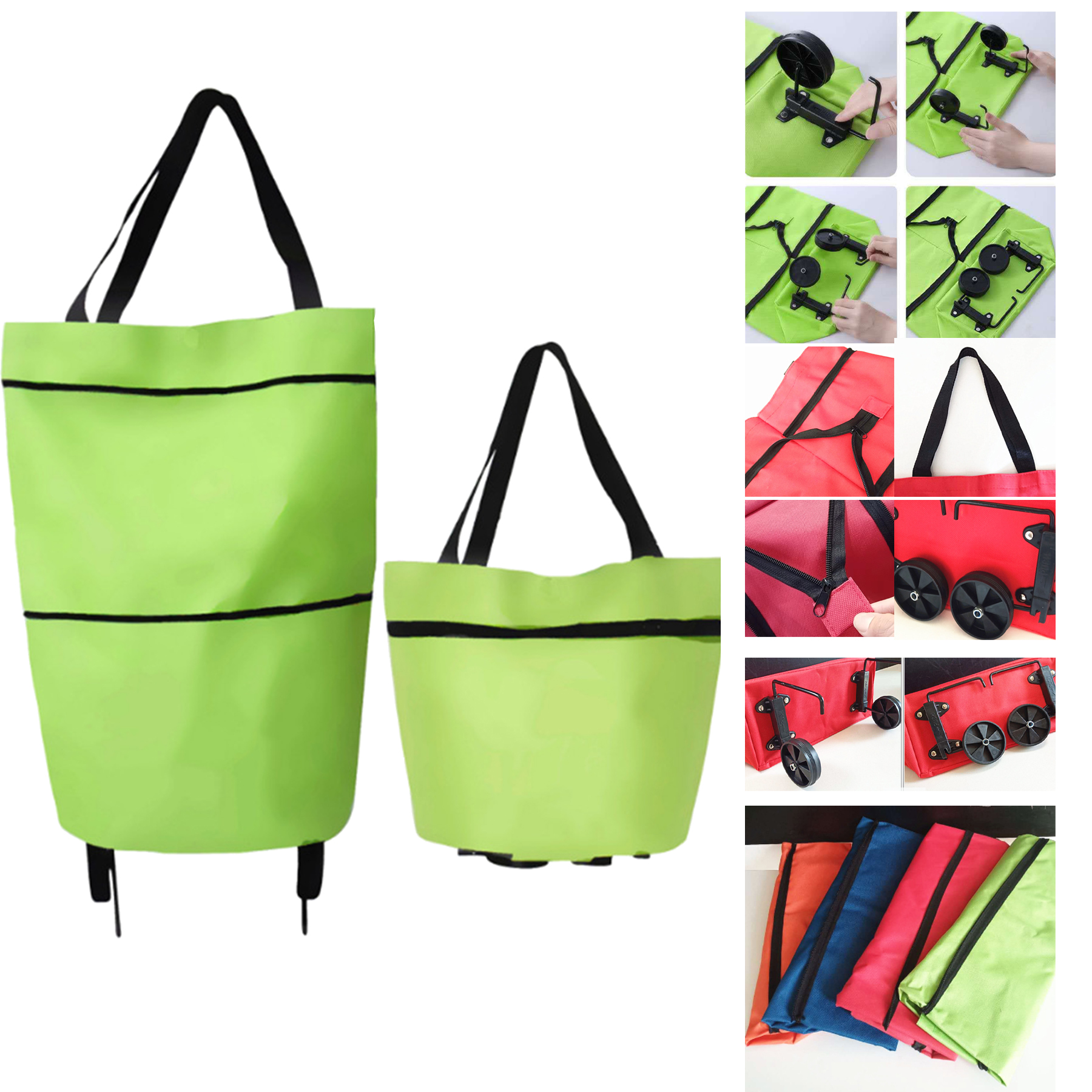 Oxford Cloth Folding Shopping Bag 2