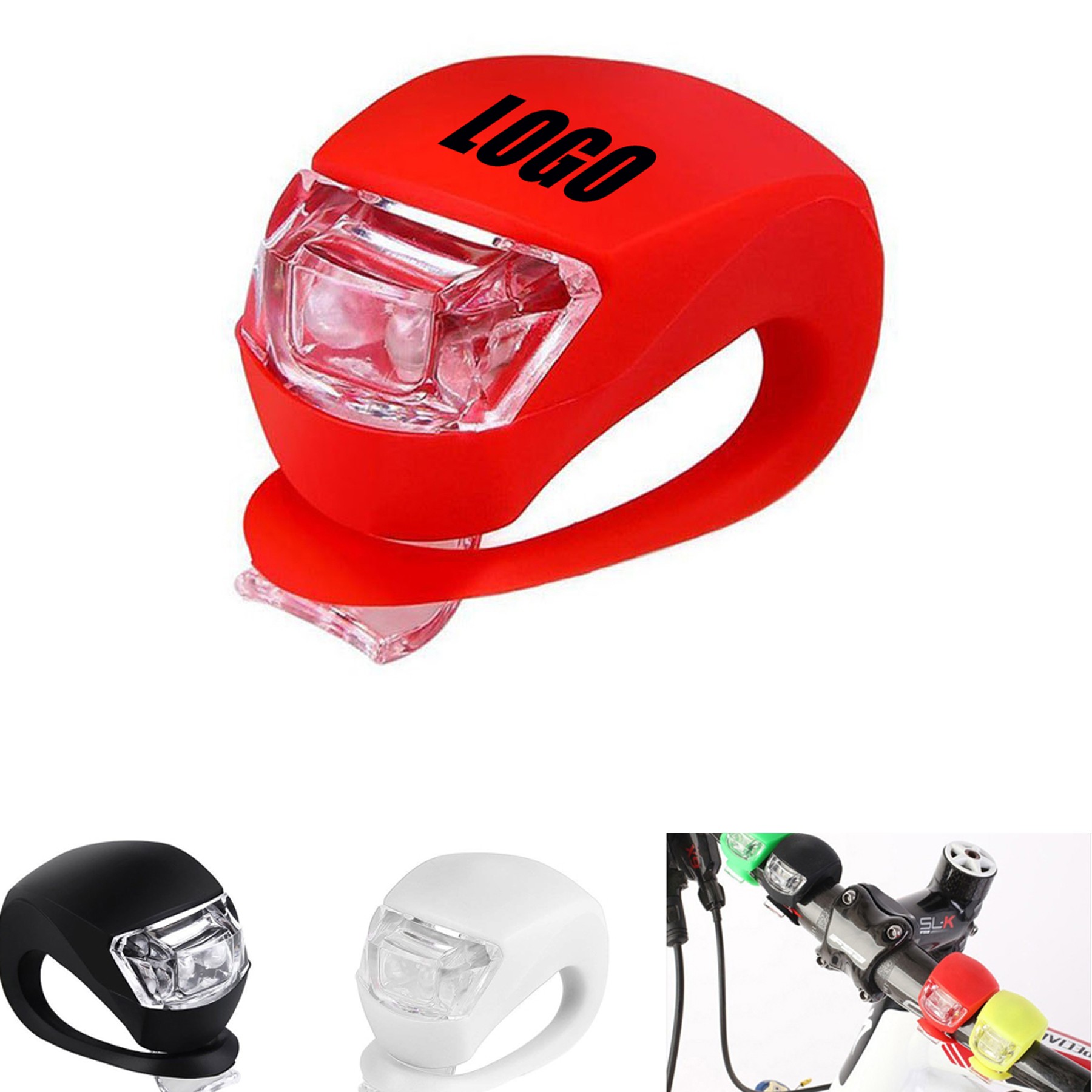 Silicone LED Bicycle Light 2