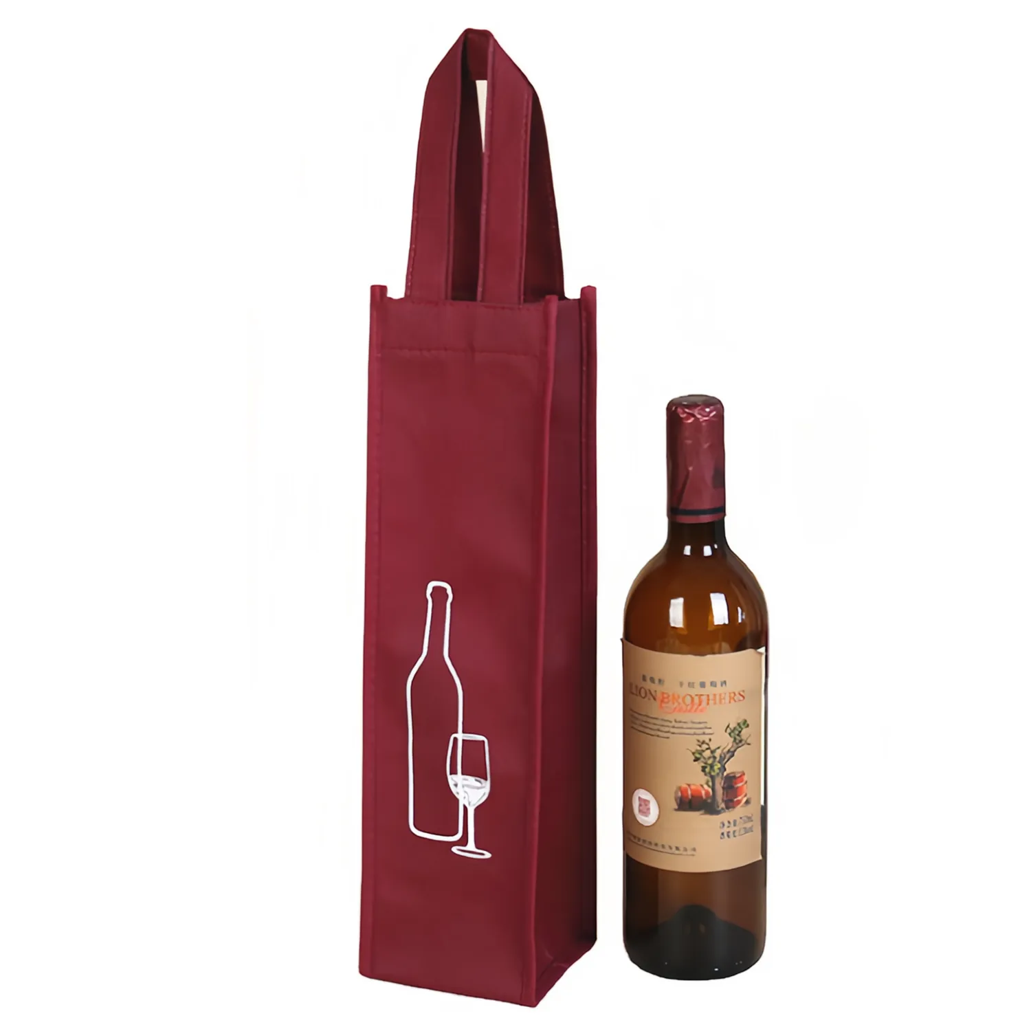 Non-Woven Wine Tote Bag 6
