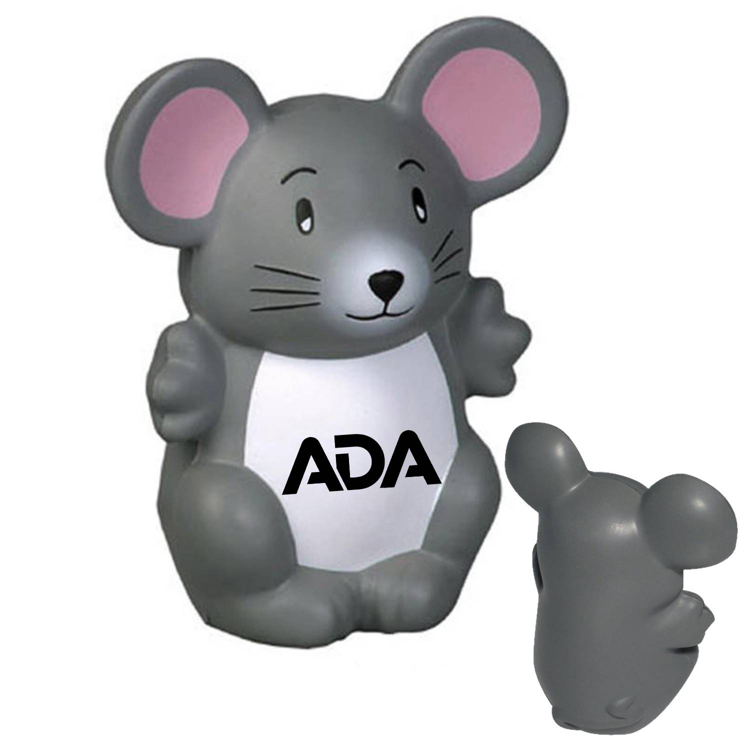 Squeezable PU Foam Mouse Stress Reliever Toy