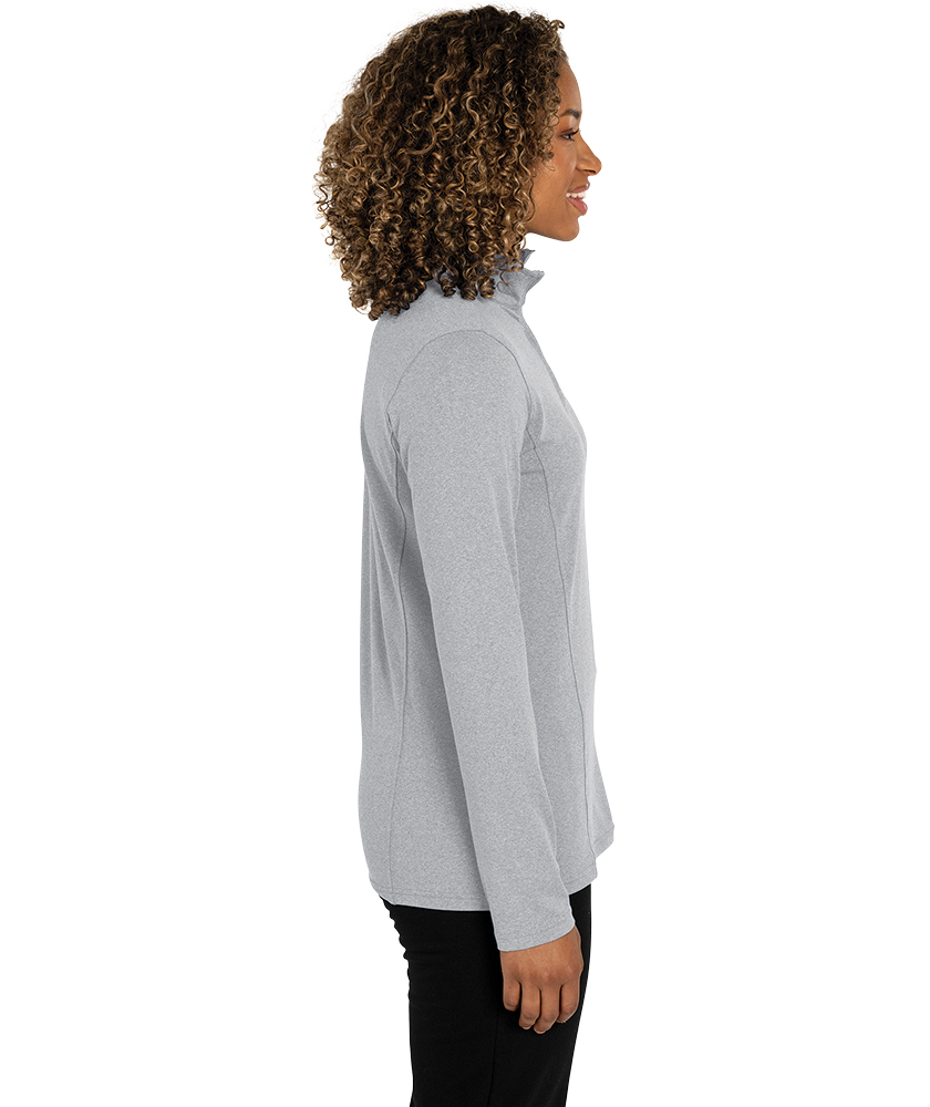 Women's Heathered Eco-Logic Stretch Quarter Zip 9