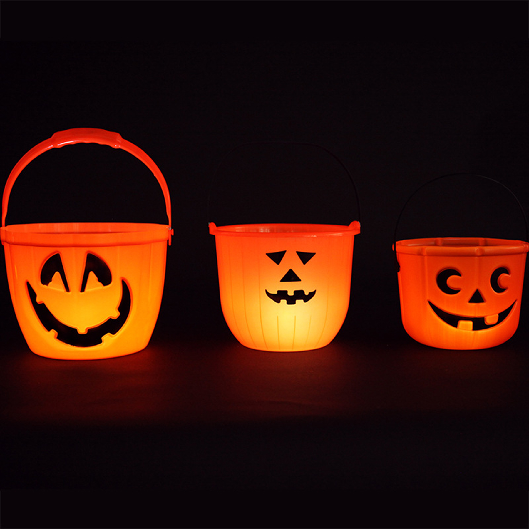 Halloween Light Up Pumpkin Bucket 5