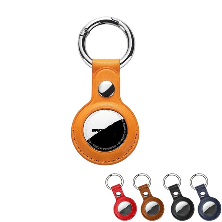Protective Leather Tracker Tag Keychain 3