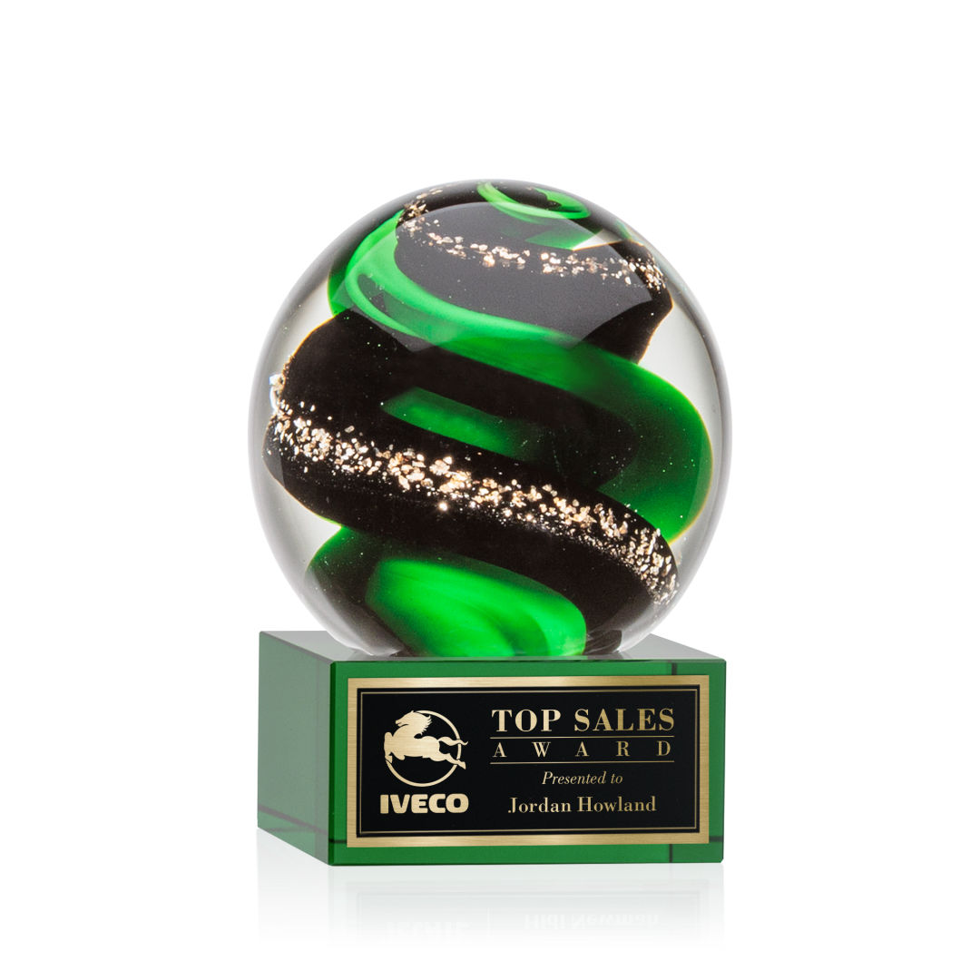 Zodiac Award on Hancock Base - Green 11