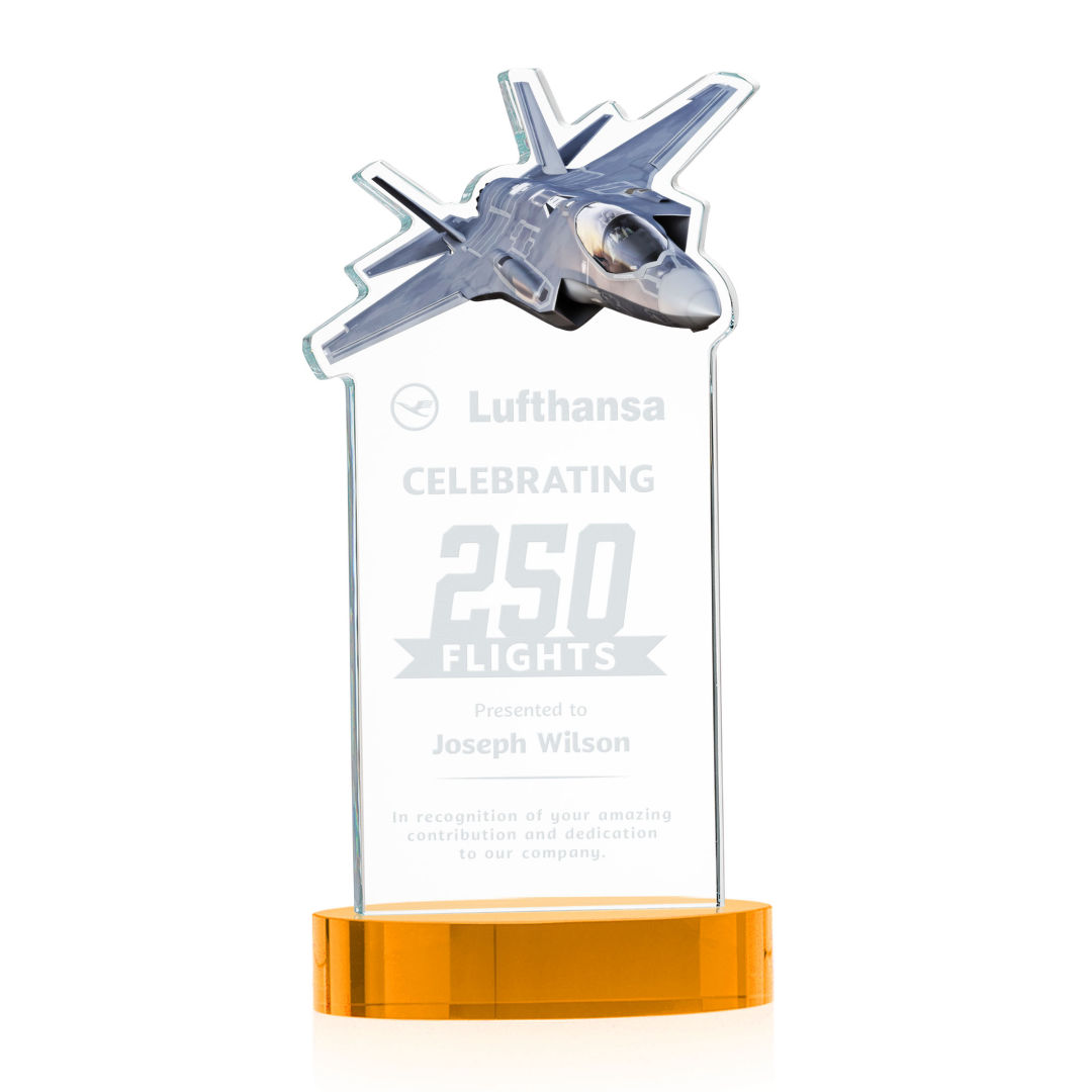 Top Gun Award on Alberton Base - Amber 7