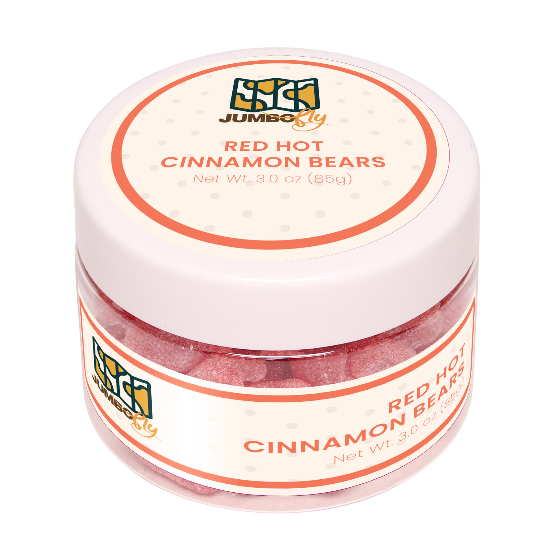 Jelly Belly® Unbearably Hot Cinnamon Bears: Small Jar 2