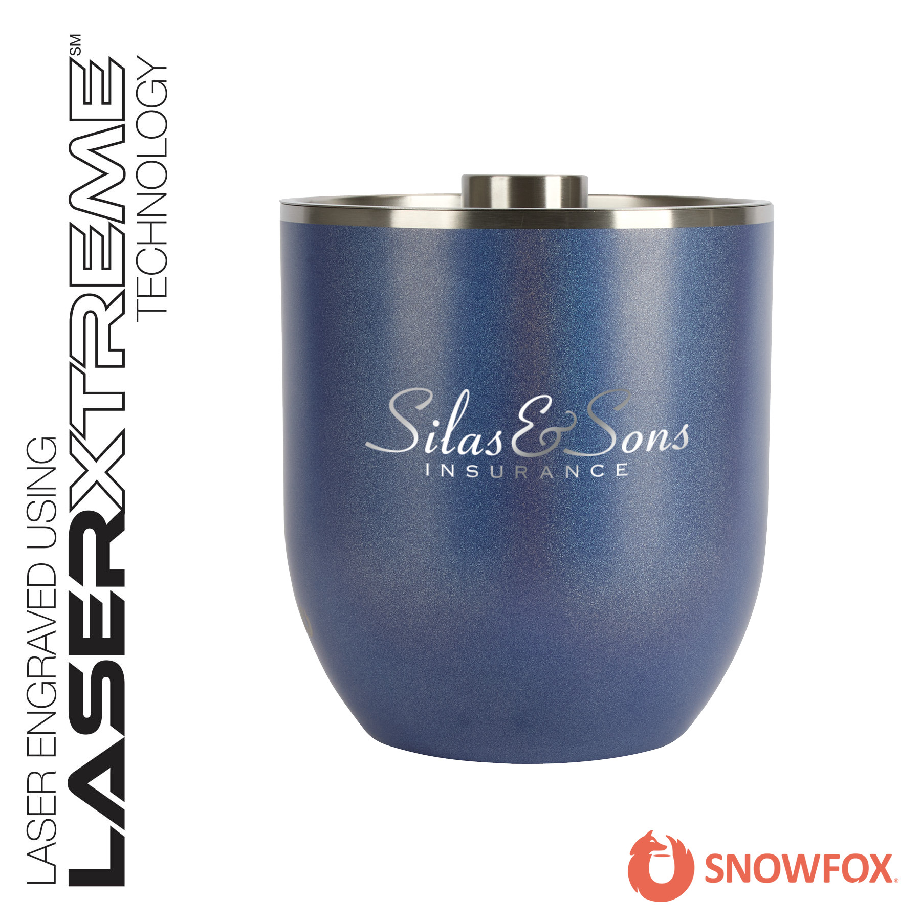 Snowfox® 3L Double Wall Stainless Steel, Vacuum Insulated Ice Bucket 41
