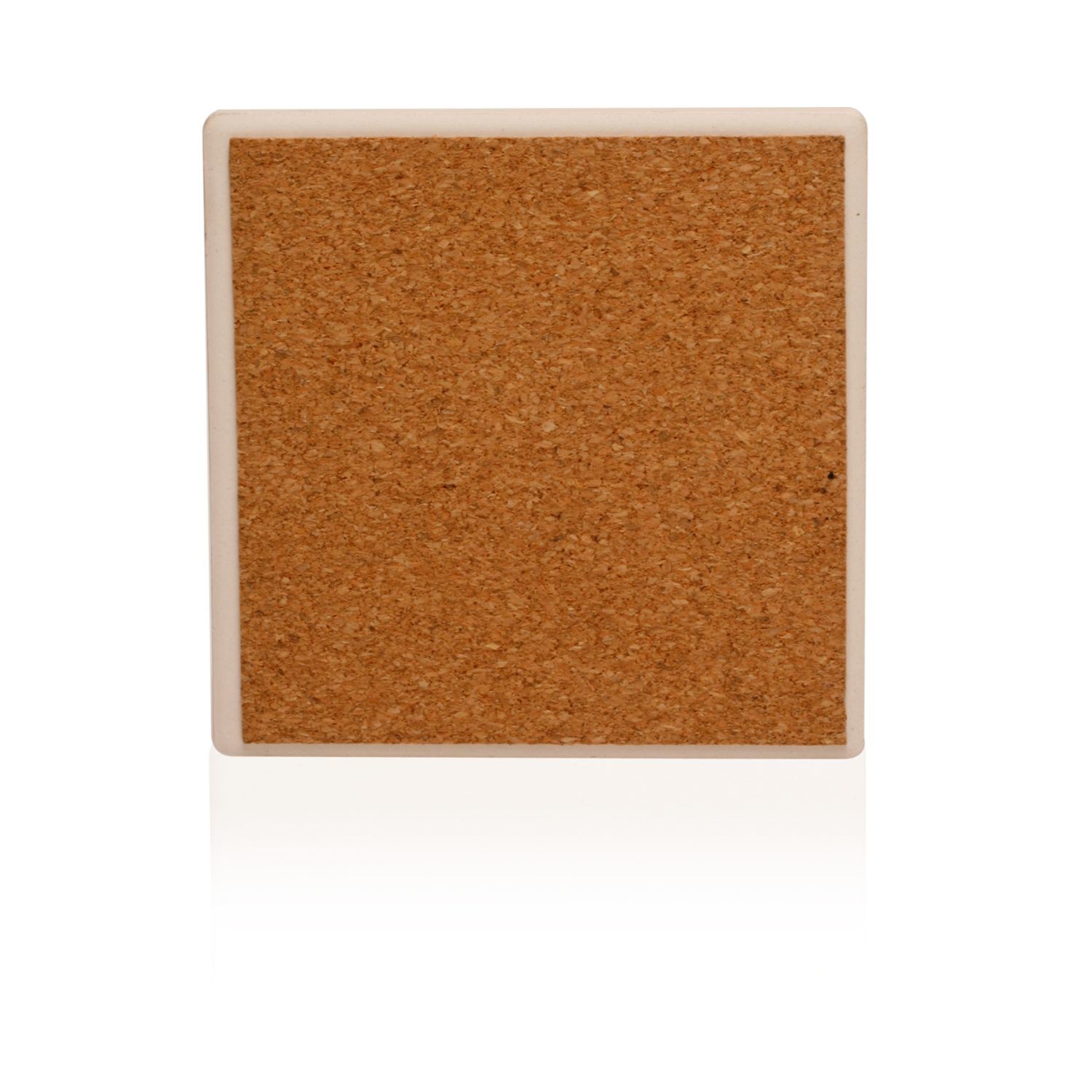4" Square Ceramic Coaster w/ Custom Imprint 3