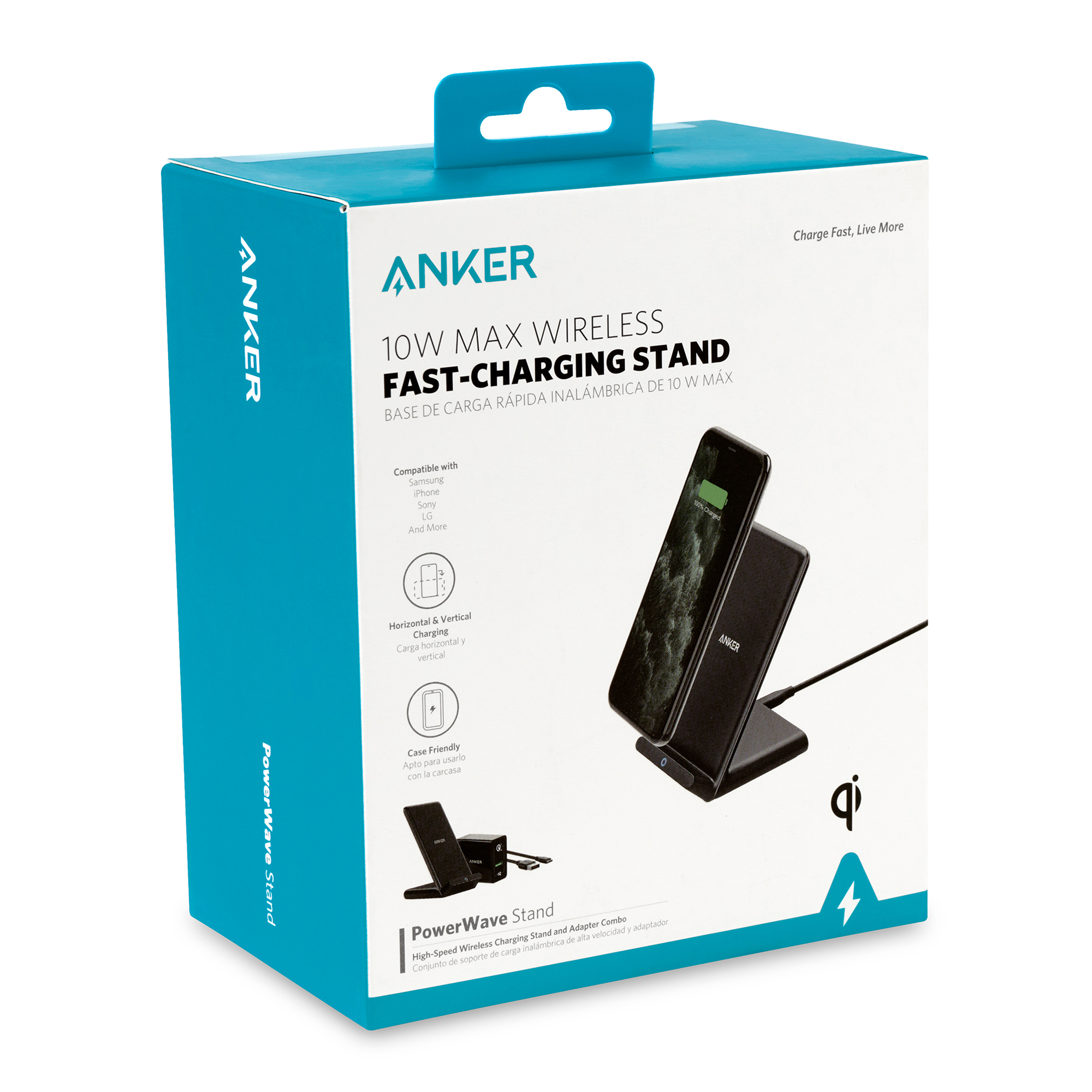 Anker® PowerWave 10W Stand with Charger 1