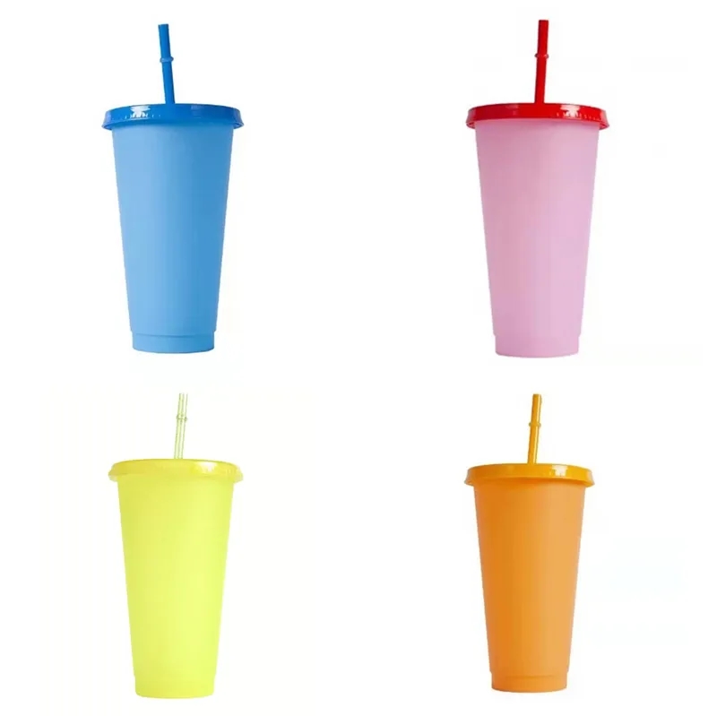 Custom 17oz 24 oz Reusable Color Changing Stadium Cup 4