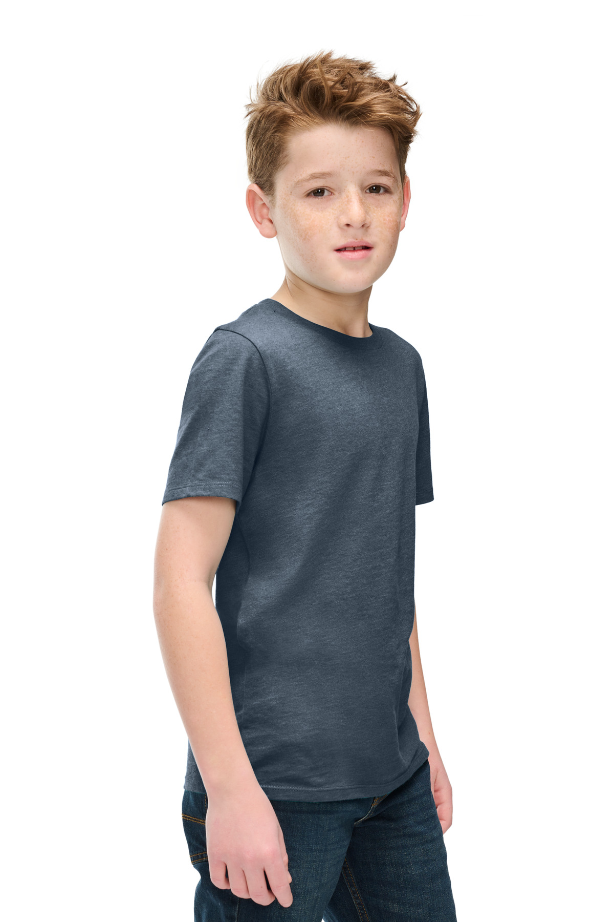 District Youth Perfect Blend CVC Tee DT108Y 24