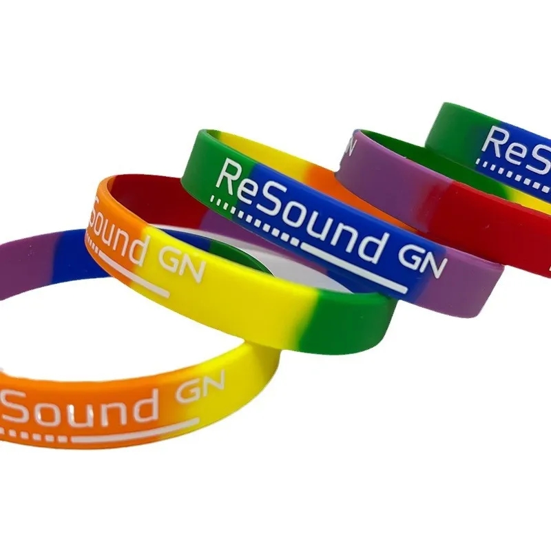 Rainbow Silicone Bracelet 1