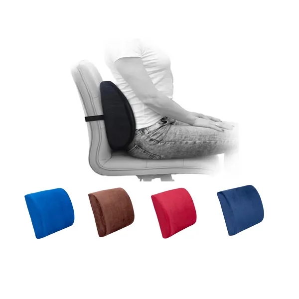 Memory Foam Lumbar Support Cushion for Office & Car Use 2