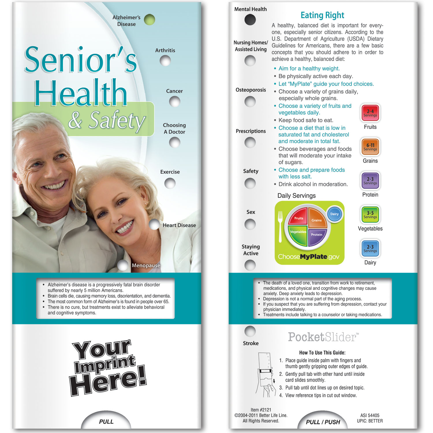 Pocket Slider - Senior's Health and Safety 1