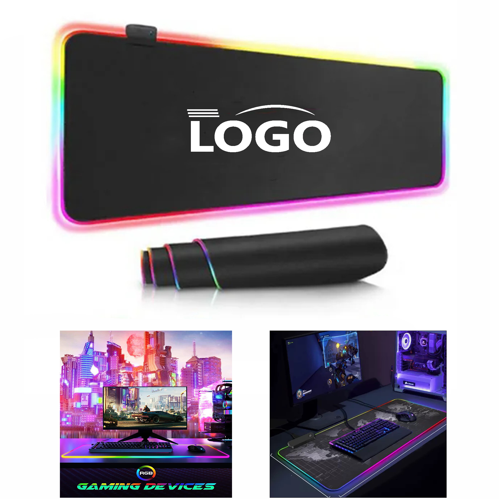 Luminous Mouse Pad MOQ 10pcs 6