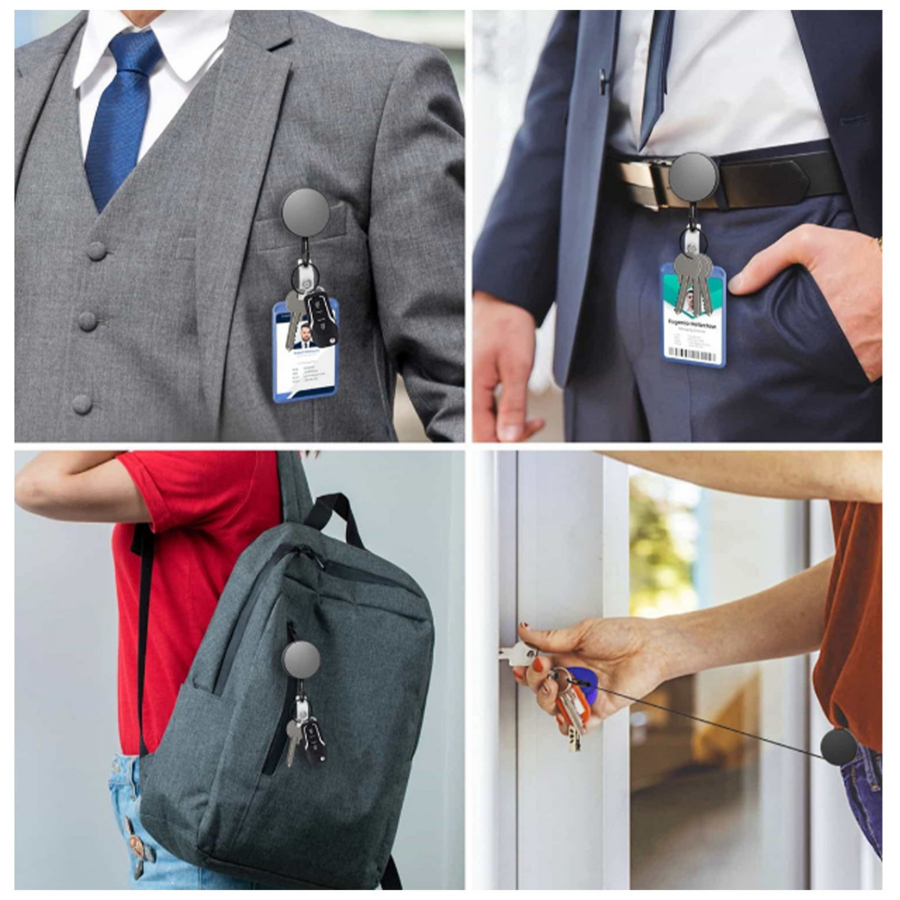 Metal Retractable Keychain 1