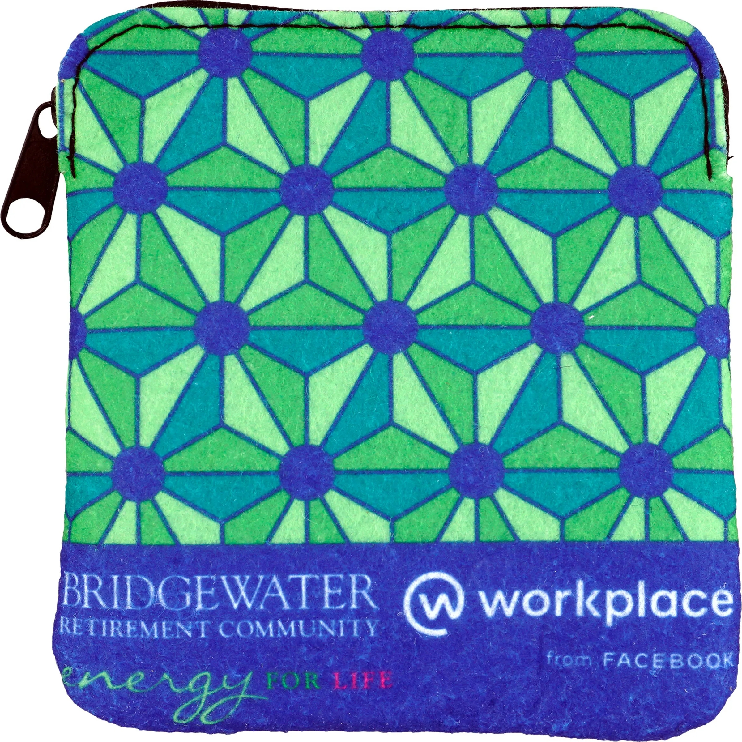 FAUX FELT TECHIE POUCH 3