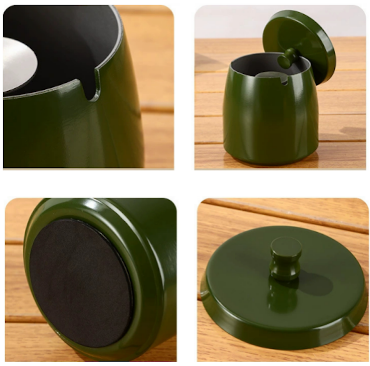 Ashtray with Lid for Cigarette 10