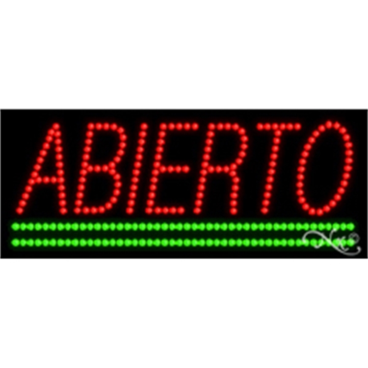 Abierto LED Sign 2