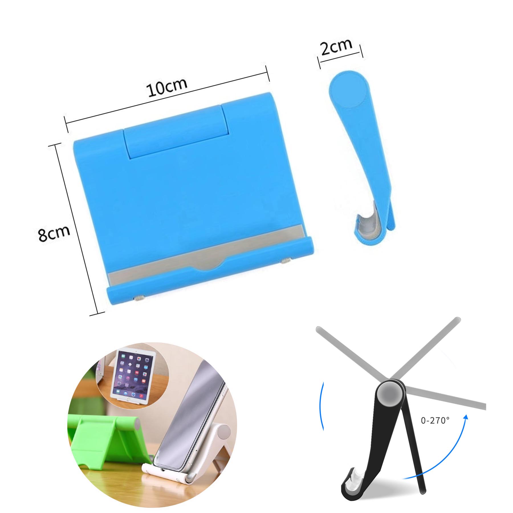 Adjustable Height Desktop Cellphone Stand Holder 2