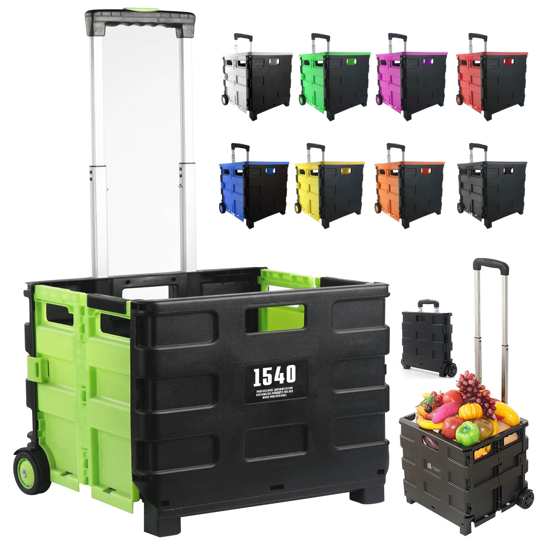 Foldable Utility Shopping Cart 2