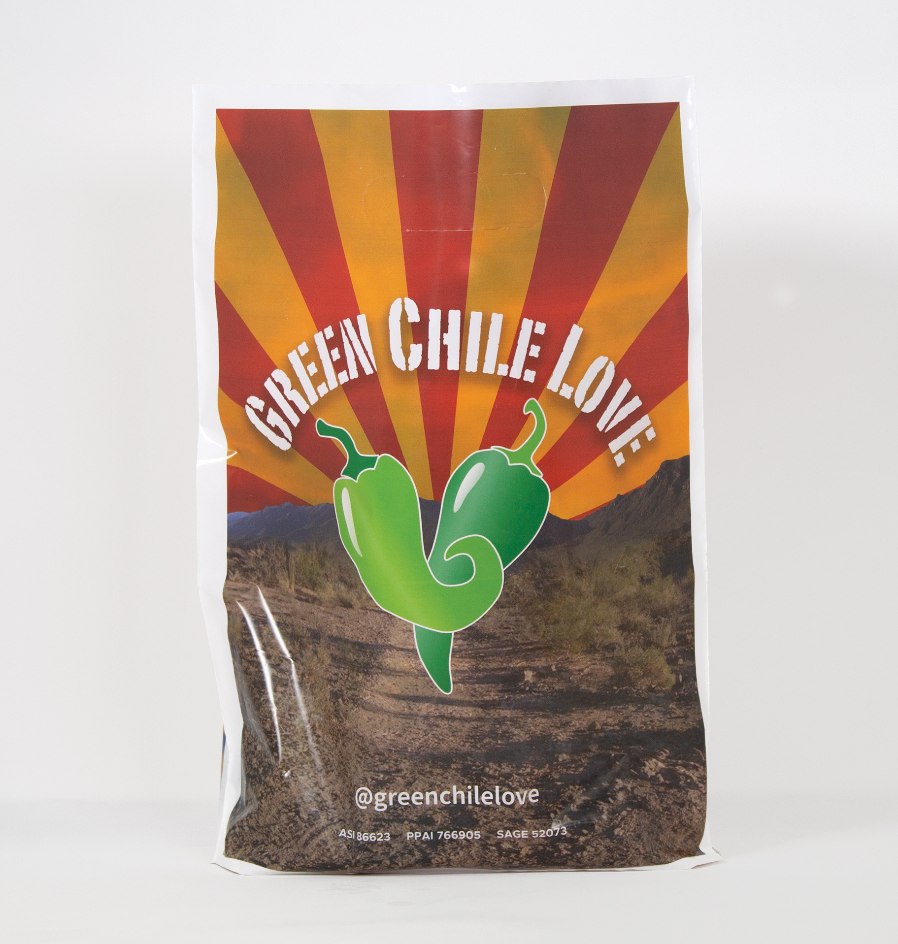 Digital Full Color White 2-Sided Plastic Bag w/2" Gusset (9"x 12"x 2")