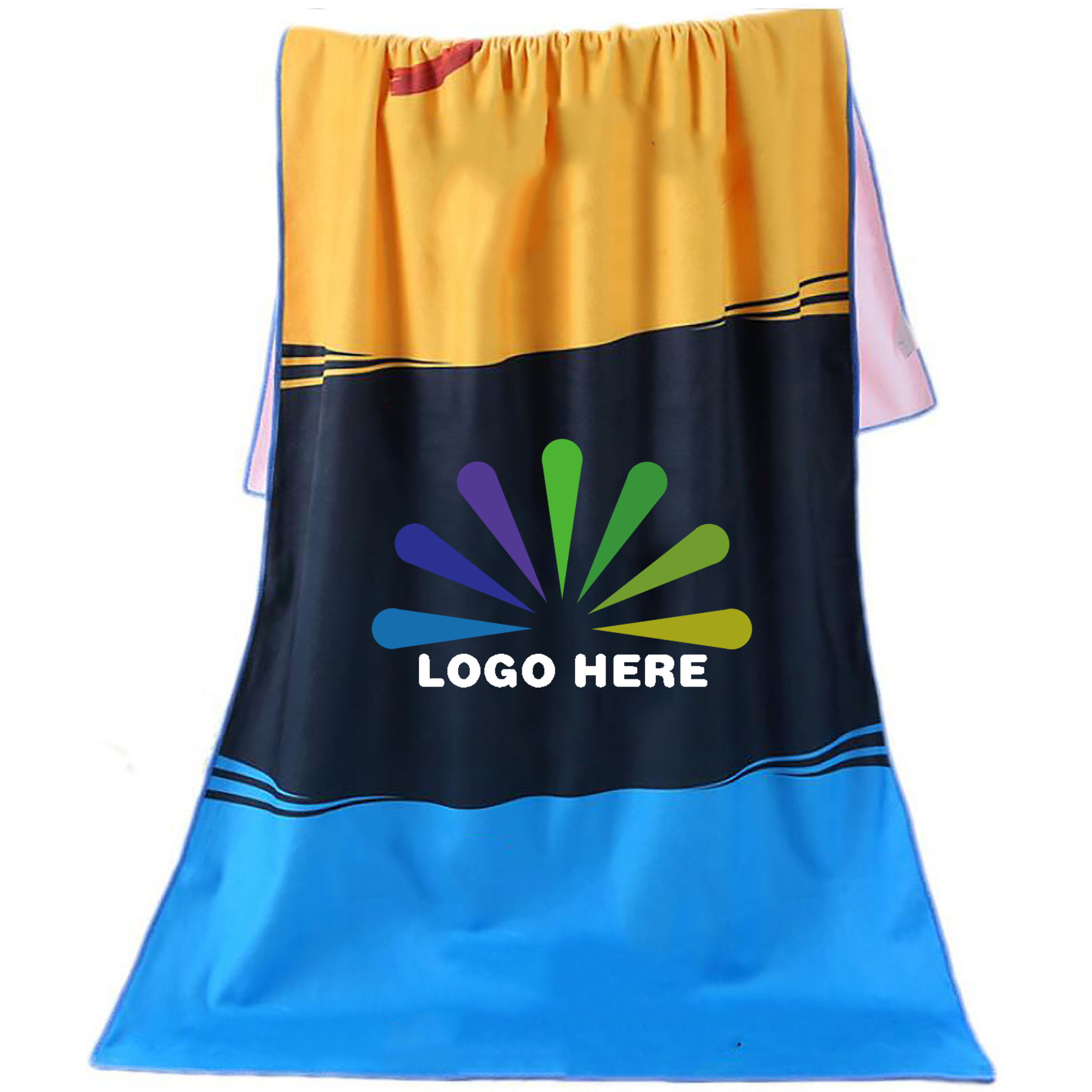 Sublimation Sqaure Microfiber Beach Towel 2