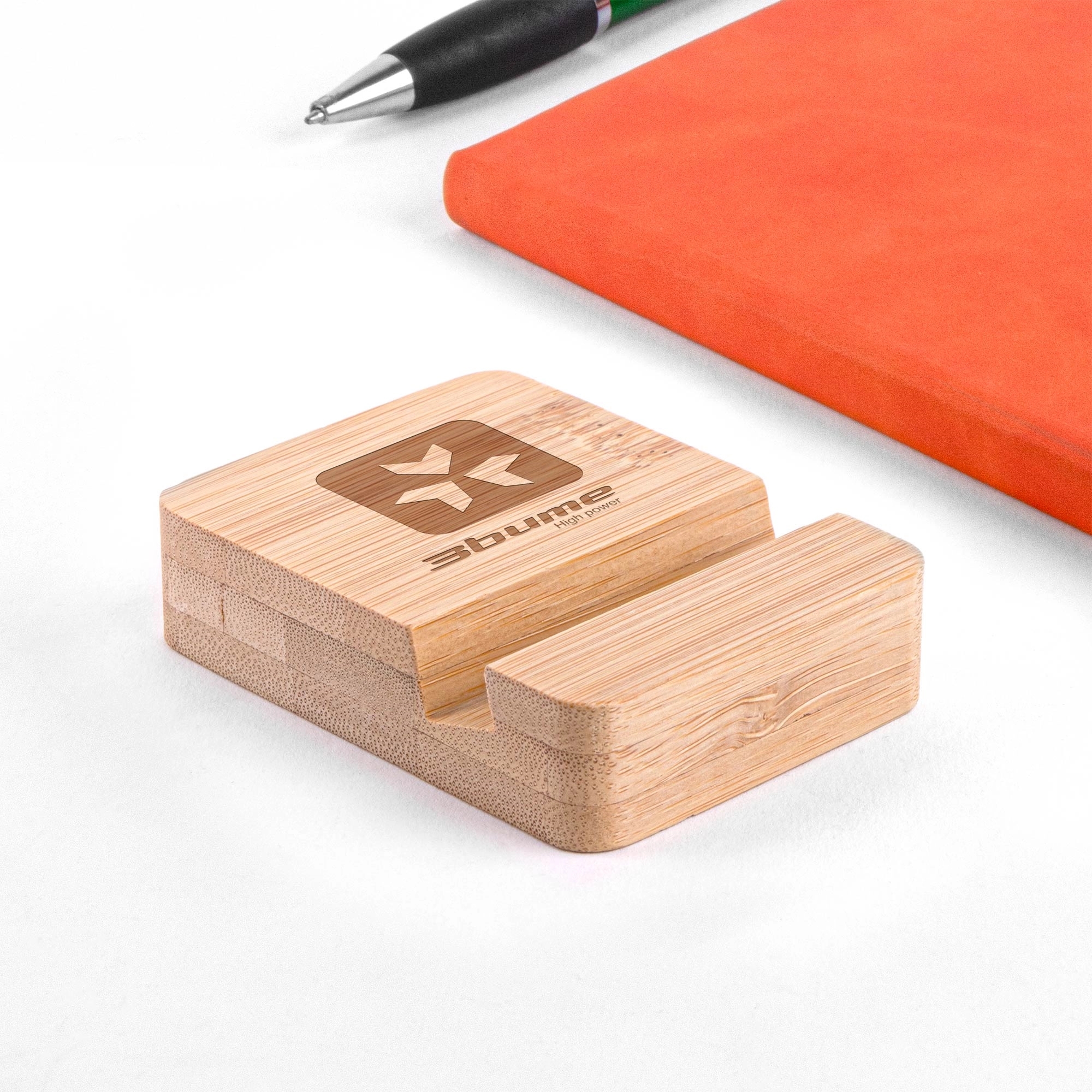 Eco-Friendly Bamboo Mobile Device Holder 3