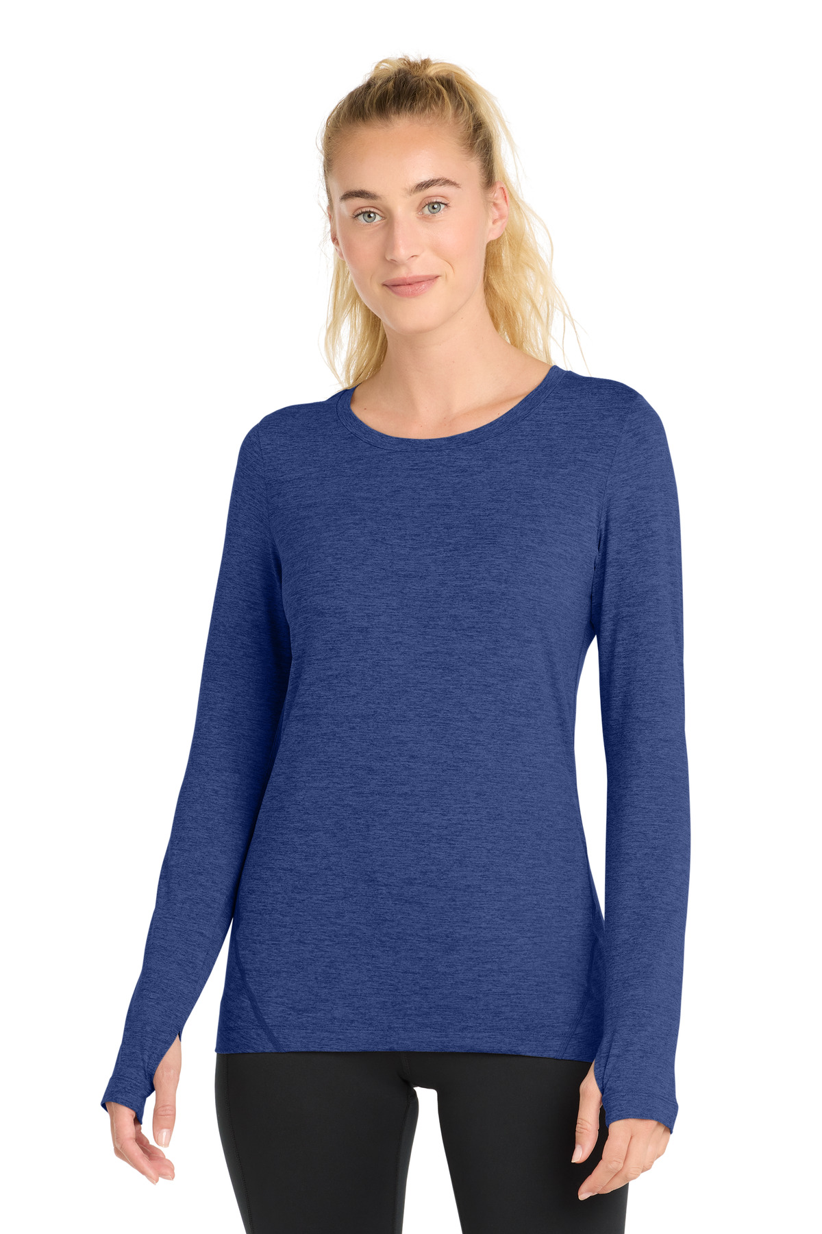 Sport-Tek Women's Exchange 1.5 Long Sleeve Crew LST710 2