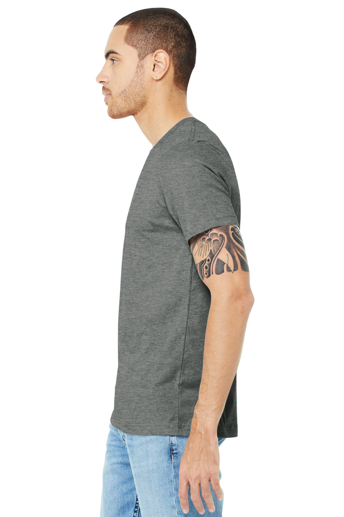 BELLA+CANVAS Unisex Heather CVC Short Sleeve Tee. BC3001CVC 13