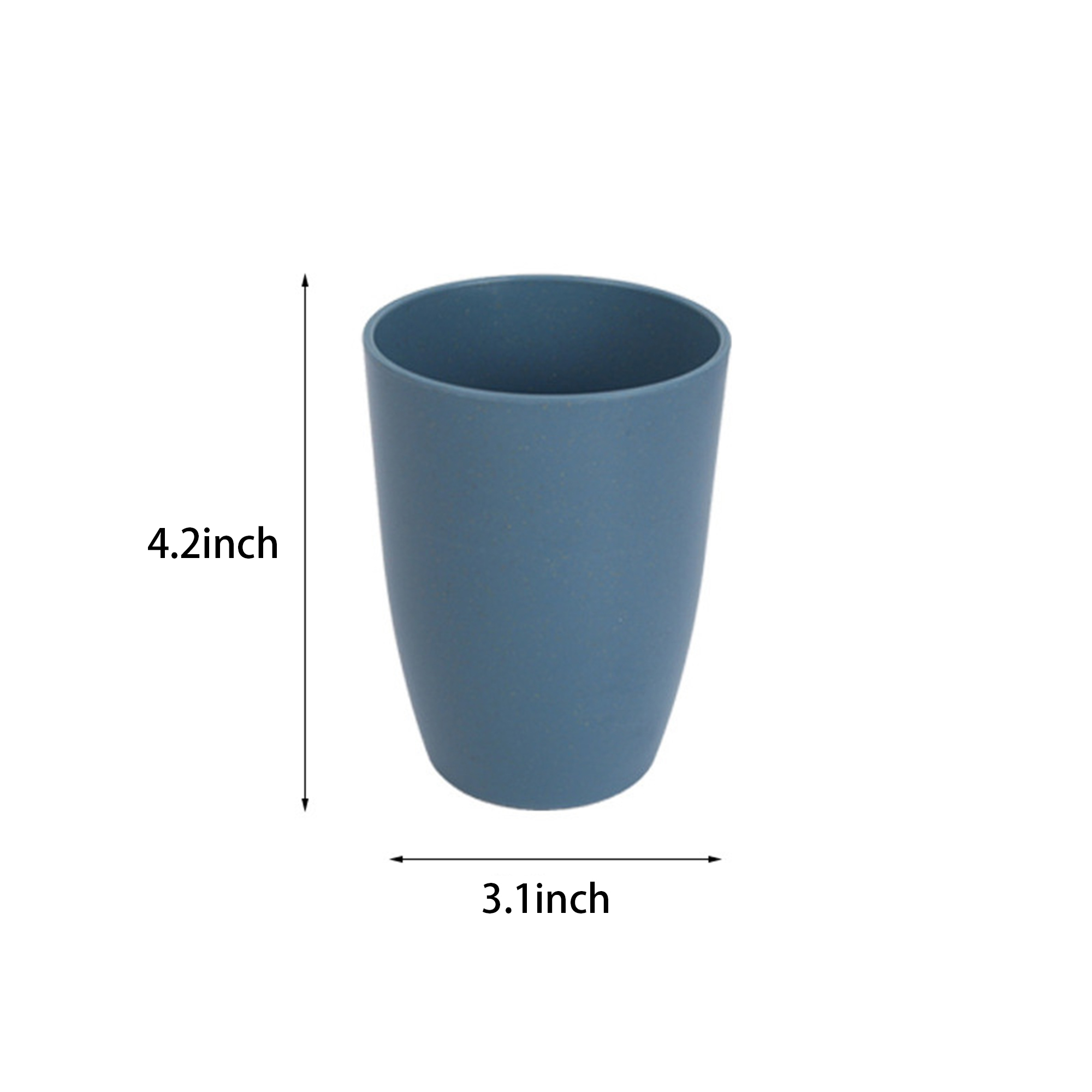 Wheat Straw Reusable Drinking Cup 11 OZ 1