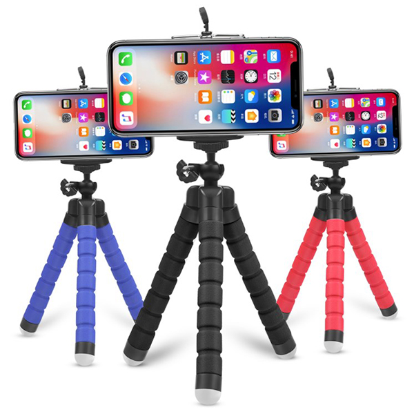 Phone Holder Flexible Octopus Tripod Selfie Bracket 1