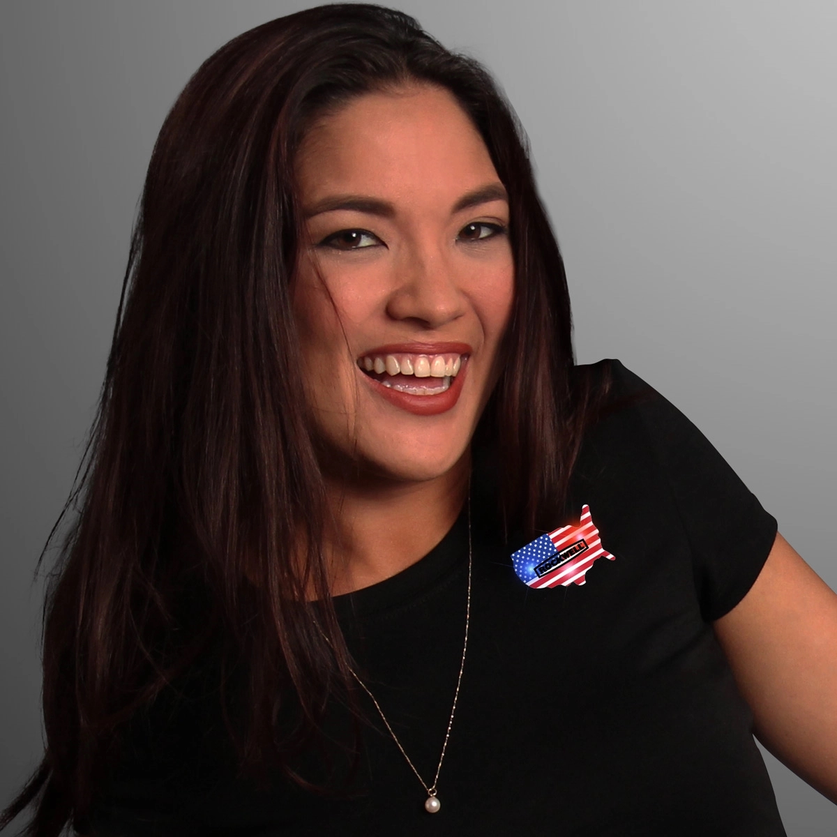 U.S.A. Country Flashing Pin 1