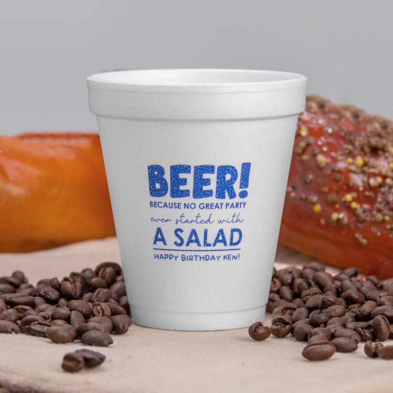 Custom 8 Oz. Foam Cups 8