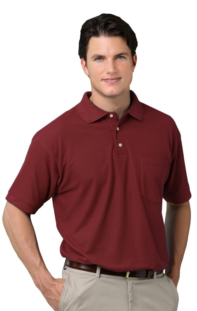 Men's Scotchgard Pique Polo with Pocket 33