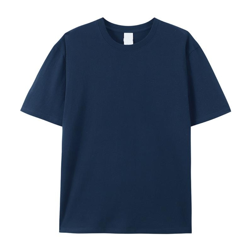 Unisex Pure Cotton Round Neck T-Shirt 4