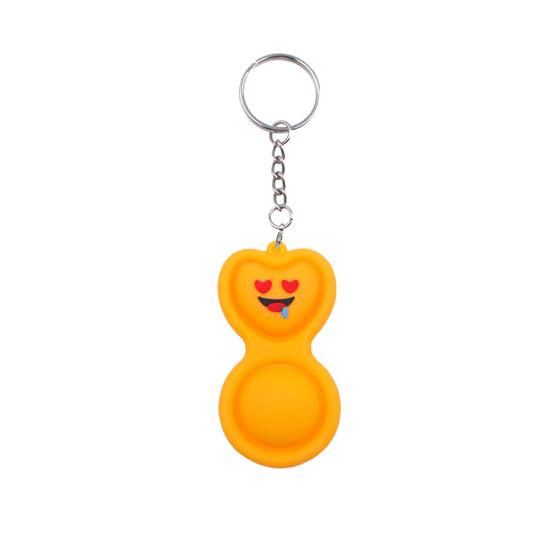 2 Bubbles Push Pop Fidget Sensory w/Keychains 5