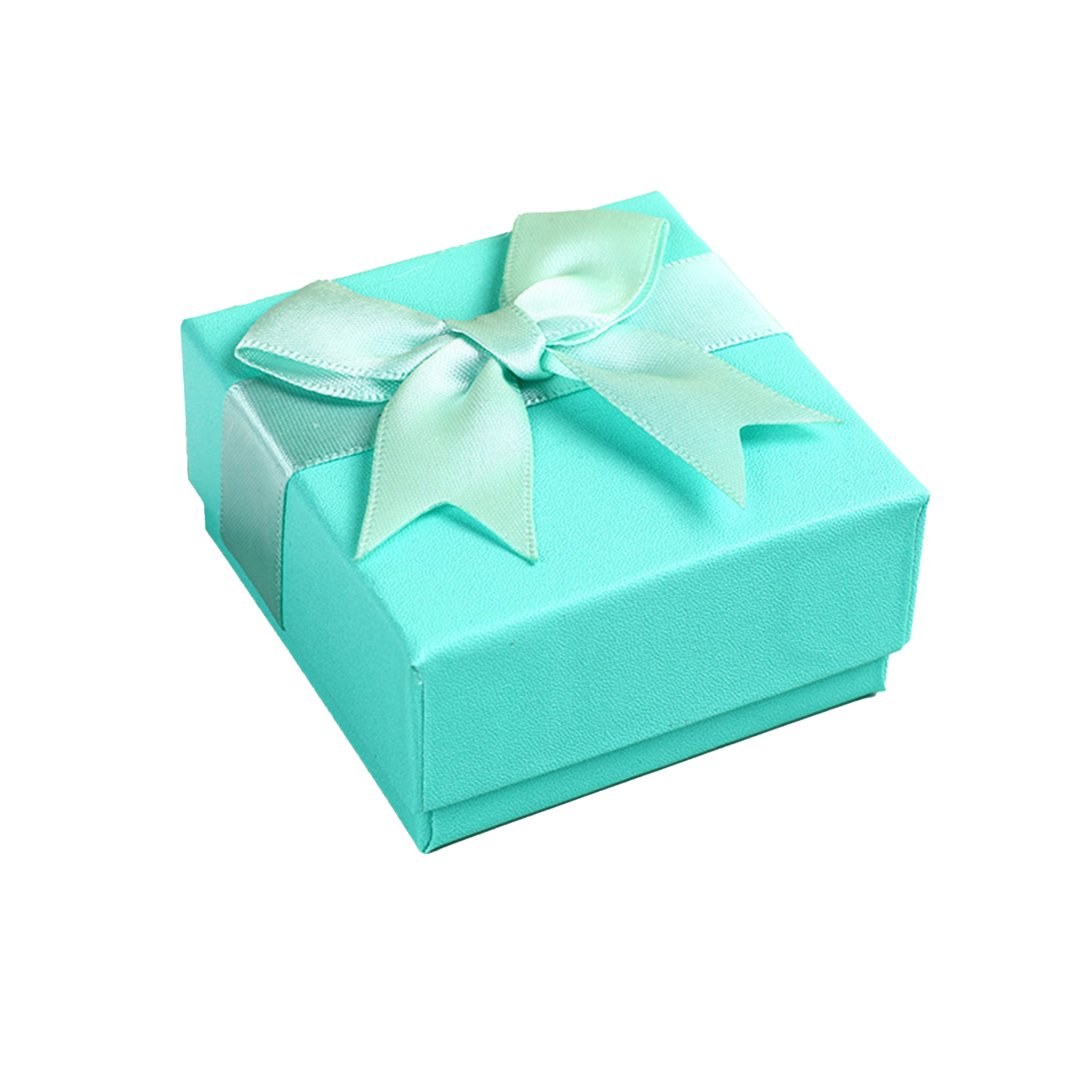 Paper Square Bow Jewelry Gift Box 6