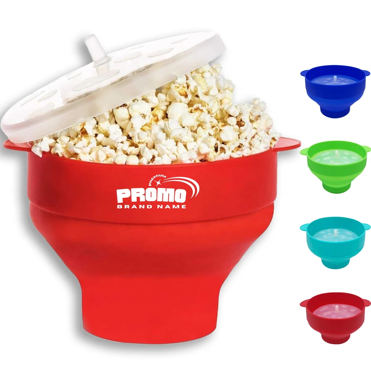 Microwave Popcorn Popper Maker Collapsible Bowl with Handles 1