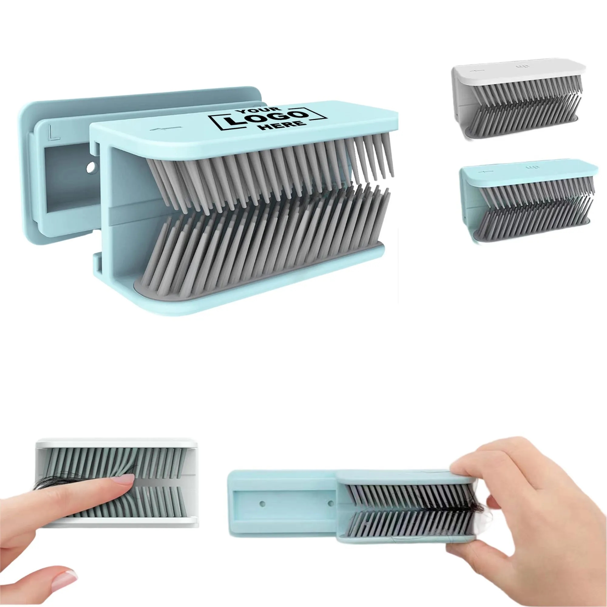 Detachable bathroom shower hair collector