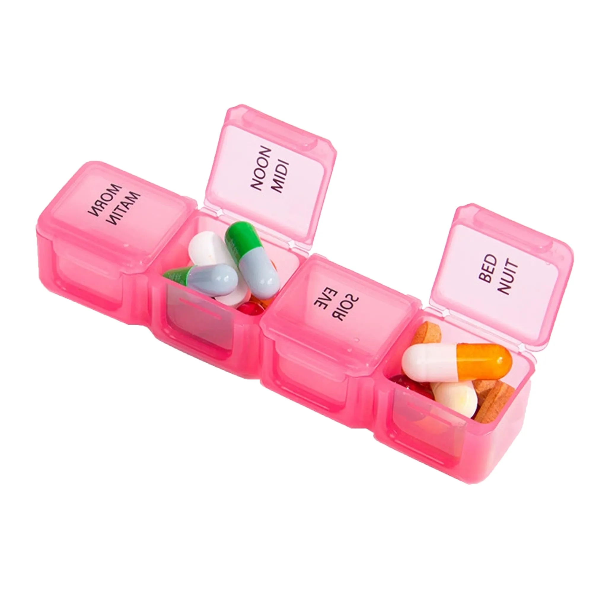 Compact Pill Organizer Travel Case MOQ20 4