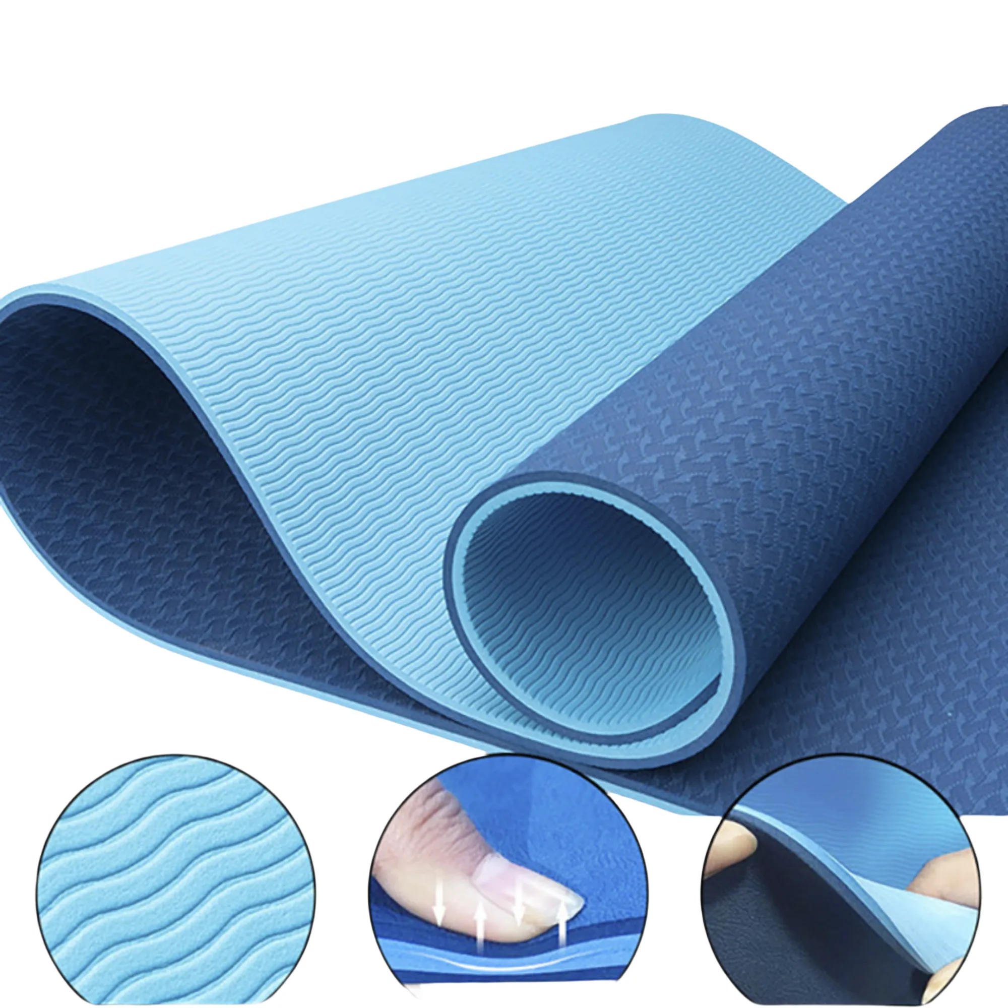 Double Sided Anti Slip Fitness Yoga Mat 3