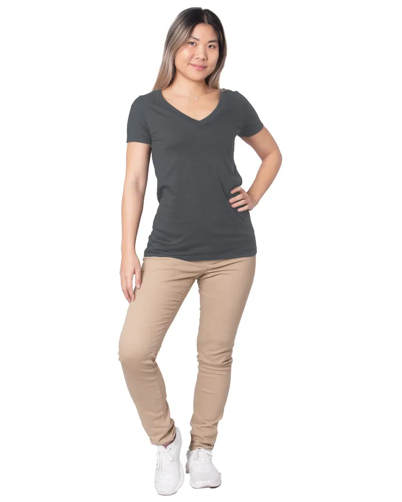 Women's Fine Jersey V-neck 5