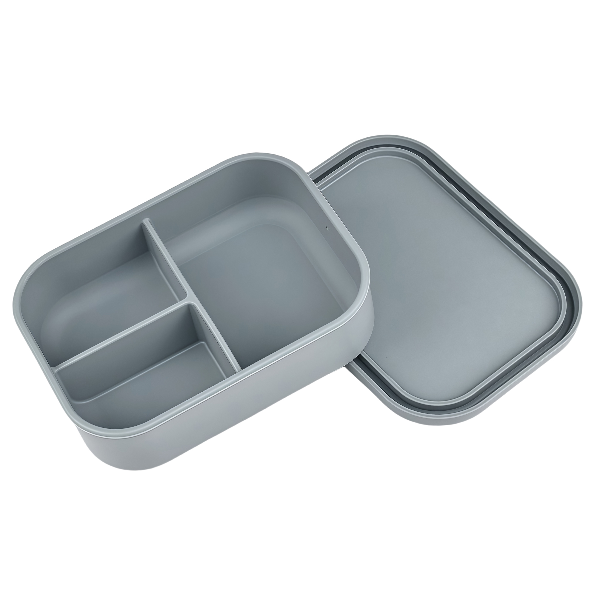 Silicone Lunch Box with 3 Compartments 3